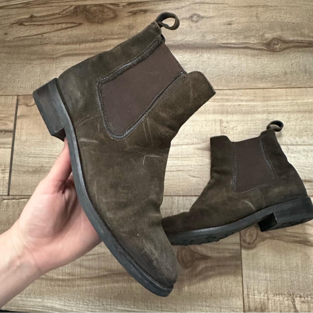 Thursday Boot Co Womens Size US 7.5 Suede Duchess Chelsea Boots *Runs Small*